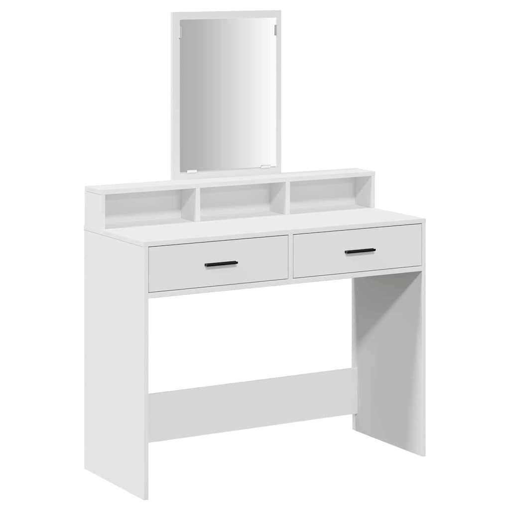 Mesa de vestir branco 100 x 41 x 140 cm derivados de madeira
