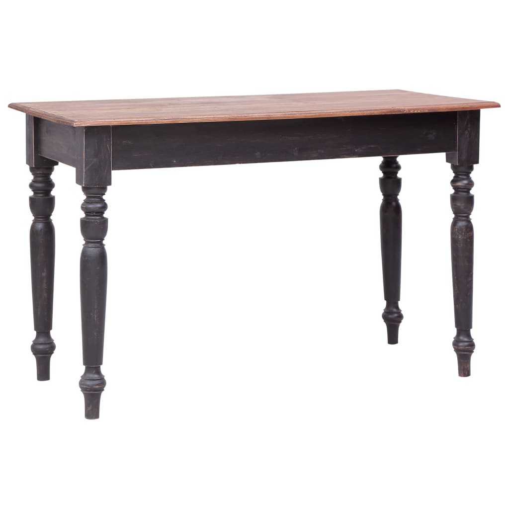 Secretária com 3 gavetas 117x57x75 cm madeira de mogno maciça