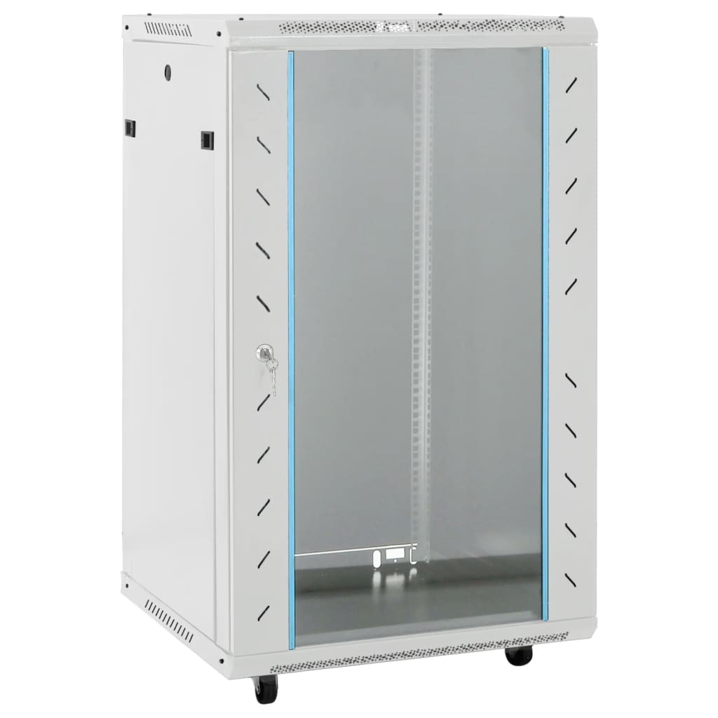 Armário bastidor 15u 19" ip20 60x60x100 cm cinzento