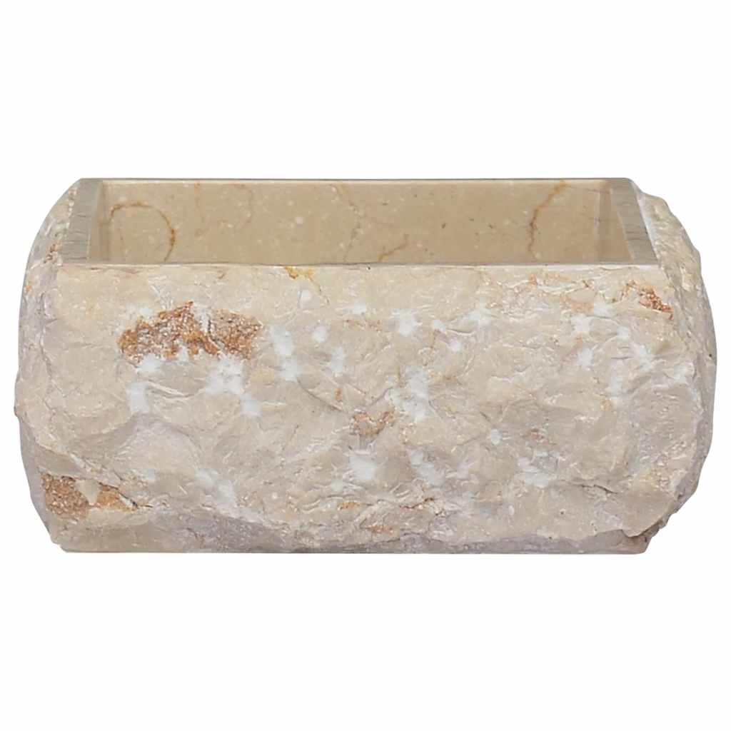 Lavatório 30x30x13 mármore cor creme