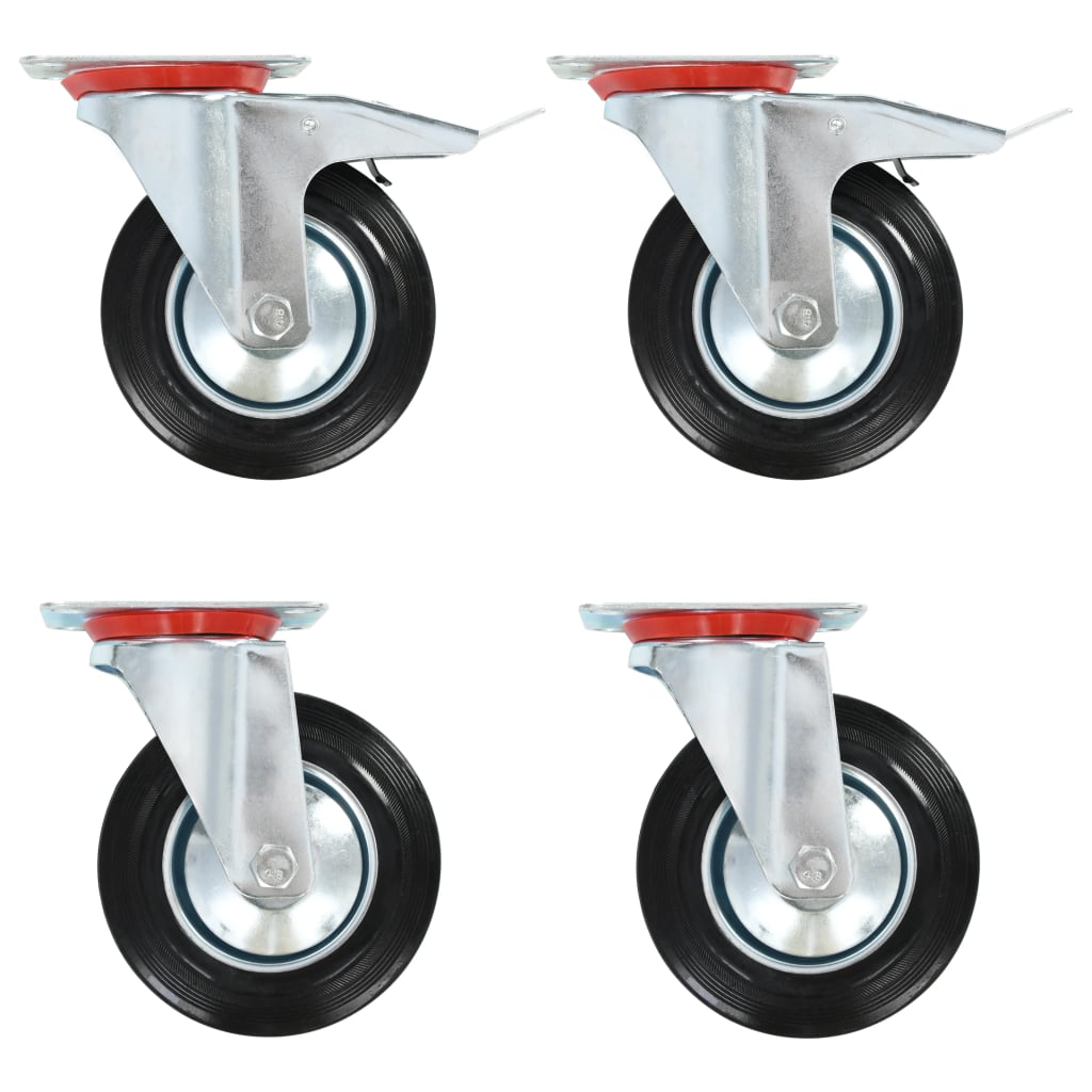 Rodas giratórias 4 pcs 160 mm