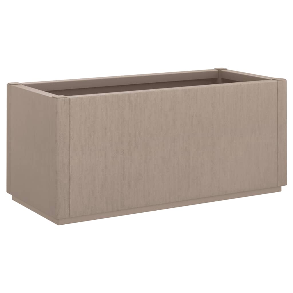 Vaso/floreira 80x36x35 cm PP castanho-claro