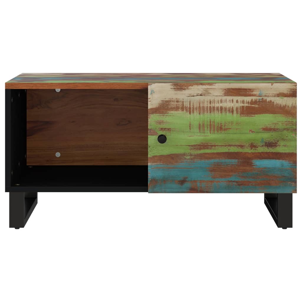 Mesa de centro 80x50x40 cm madeira recuperada/derivados madeira