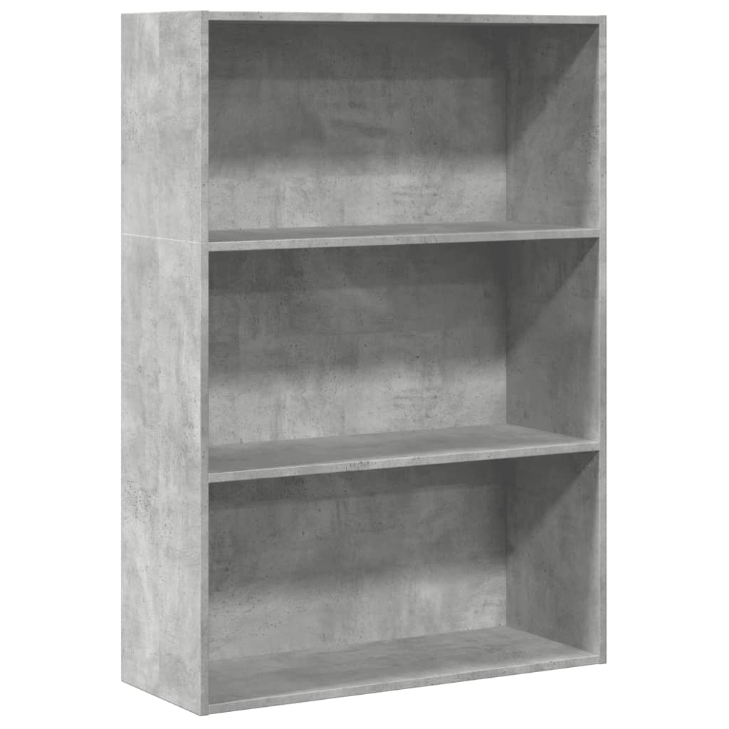 Estante 80x30x114 cm derivados de madeira cinzento cimento
