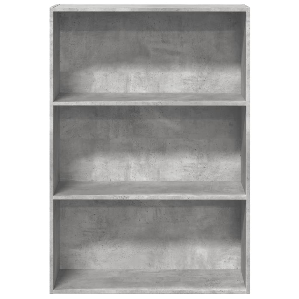Estante 80x30x114 cm derivados de madeira cinzento cimento