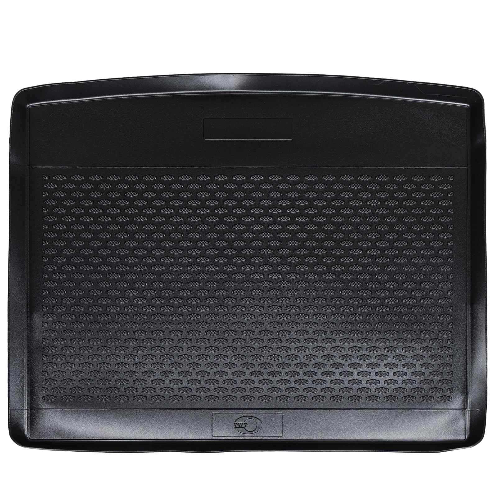 Tapete de porta-malas preto adequado para vw tiguan 2016-
