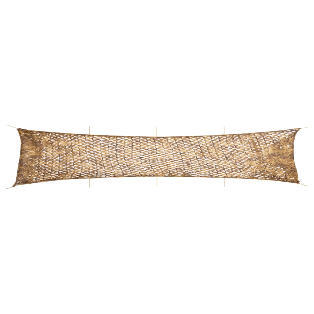Rede de camuflagem com saco de arrumação 844x142 cm areia