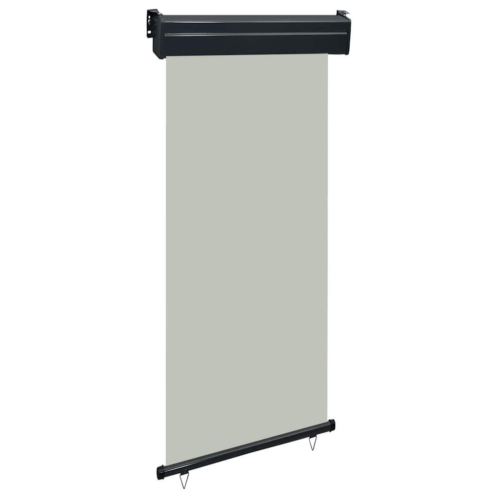 Toldo lateral para varanda 100x250 cm cinzento