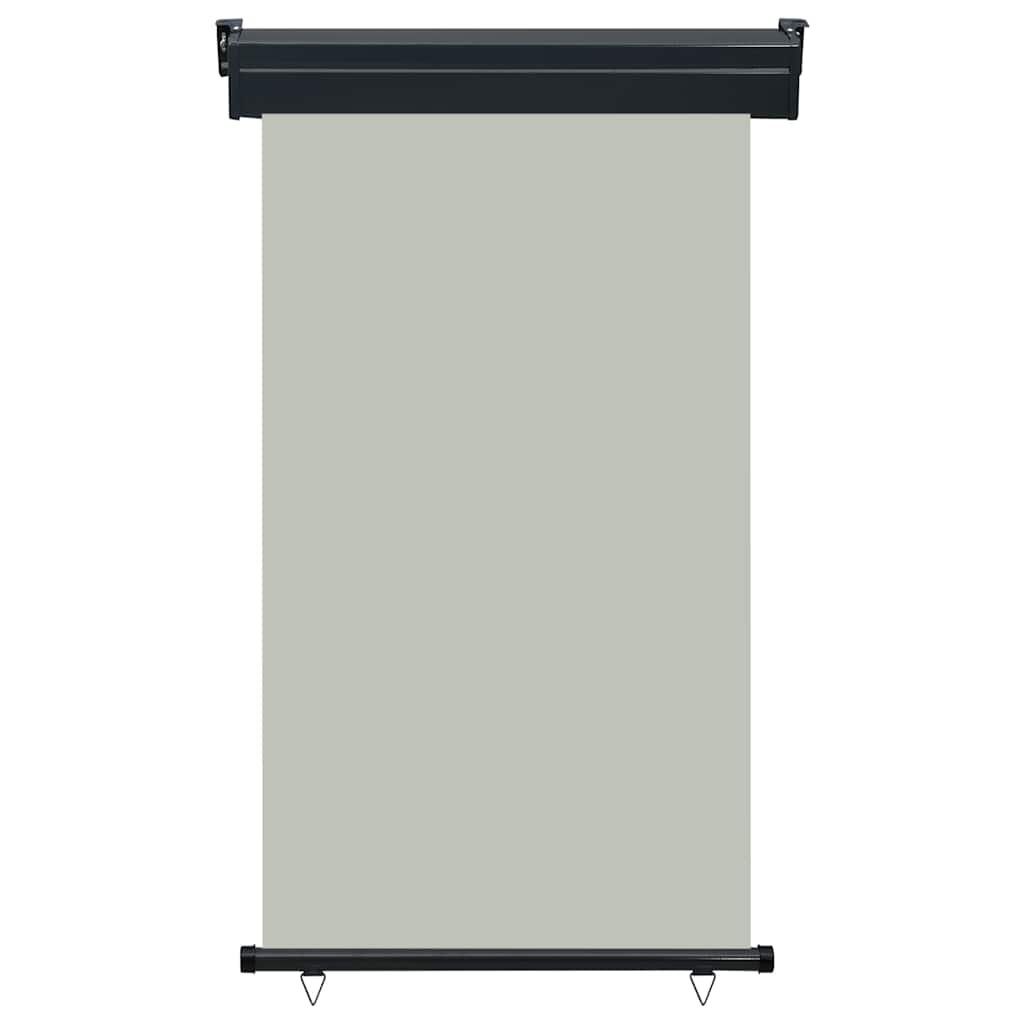 Toldo lateral para varanda 100x250 cm cinzento