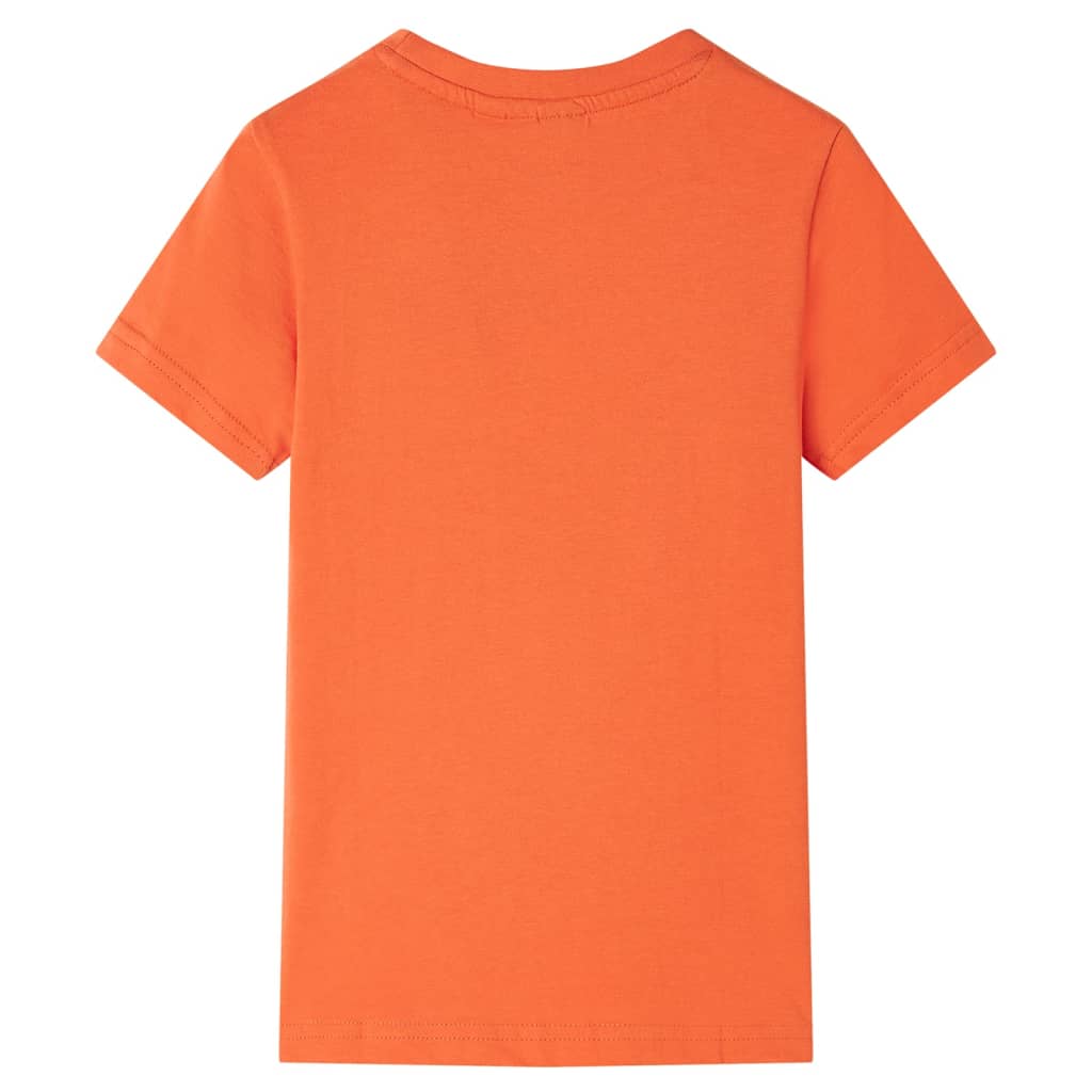T-shirt de criança laranja-brilhante 104
