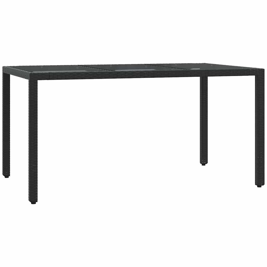5 Pcs conjunto de jantar p/ jardim c/ almofadões vime PE preto