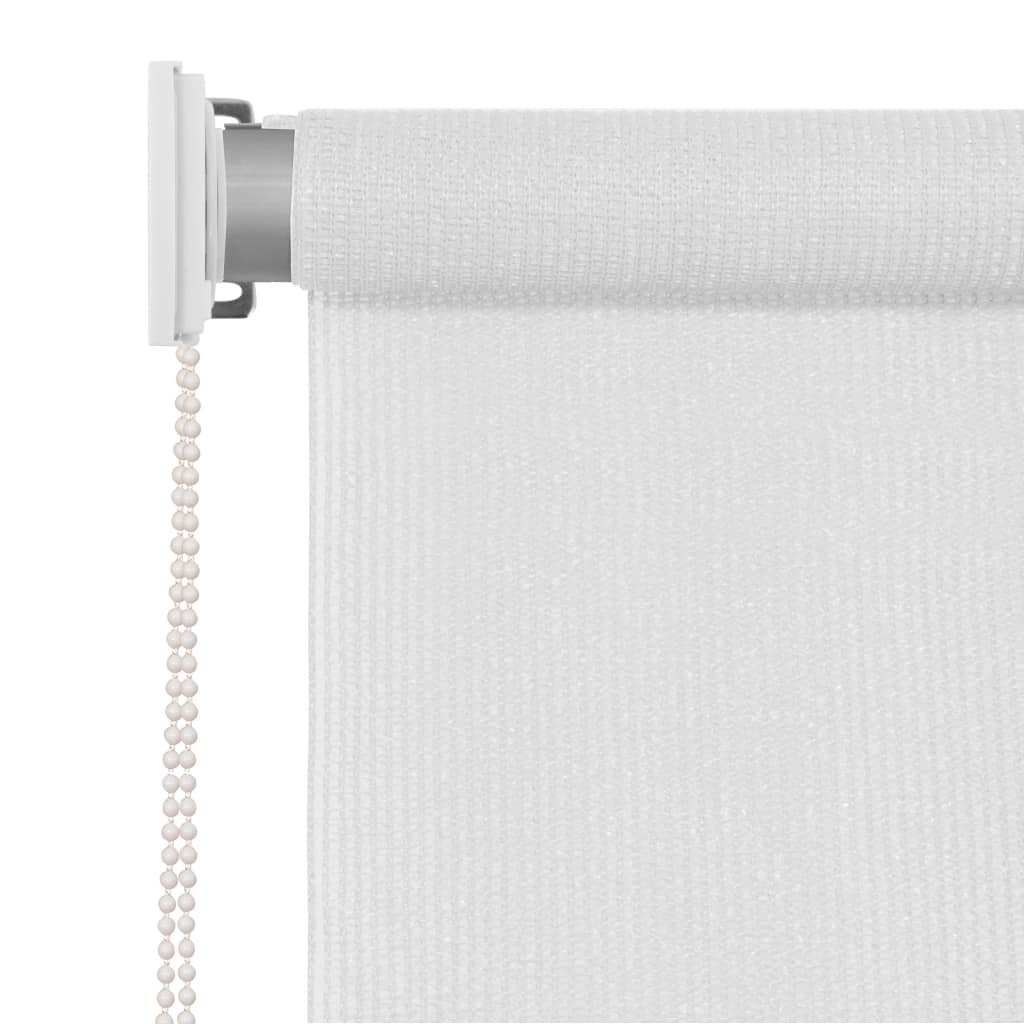Estore de rolo para exterior 125 (l) x 140 (a) cm branco