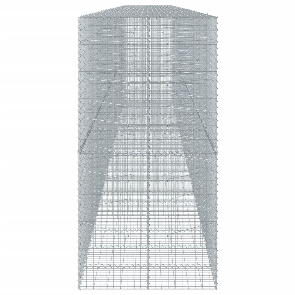 Cesto gabião com cobertura 1100x100x200 cm ferro galvanizado