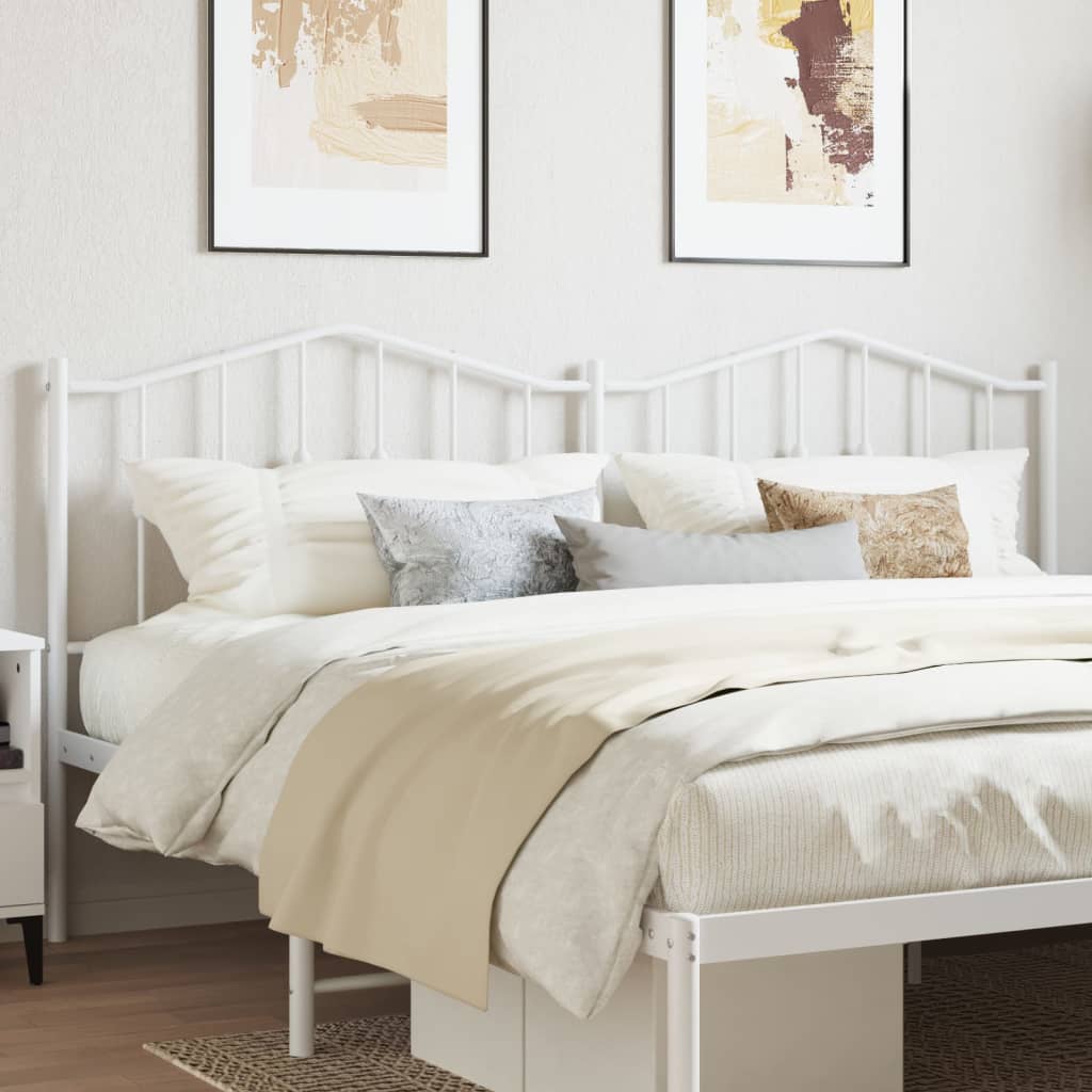 Cabeceira de substituição 200 cm metal branco