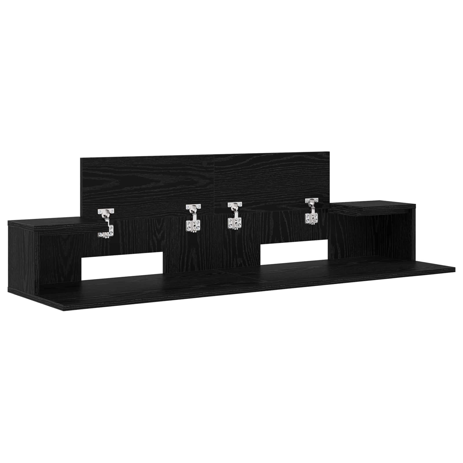 Mesa de estúdio carvalho preto 152 x 36 x 19,5 cm