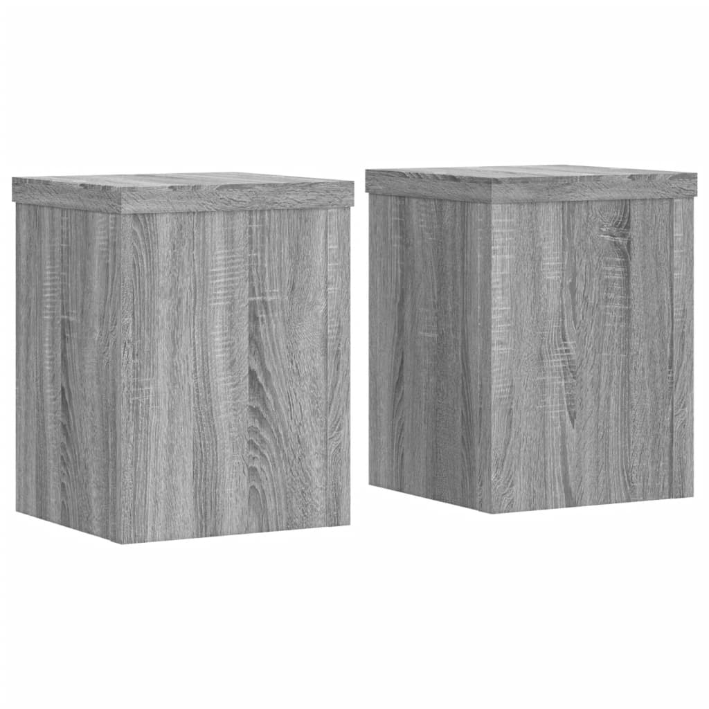 Suportes p/ plantas 2 pcs 15x15x20 cm derivados de madeira