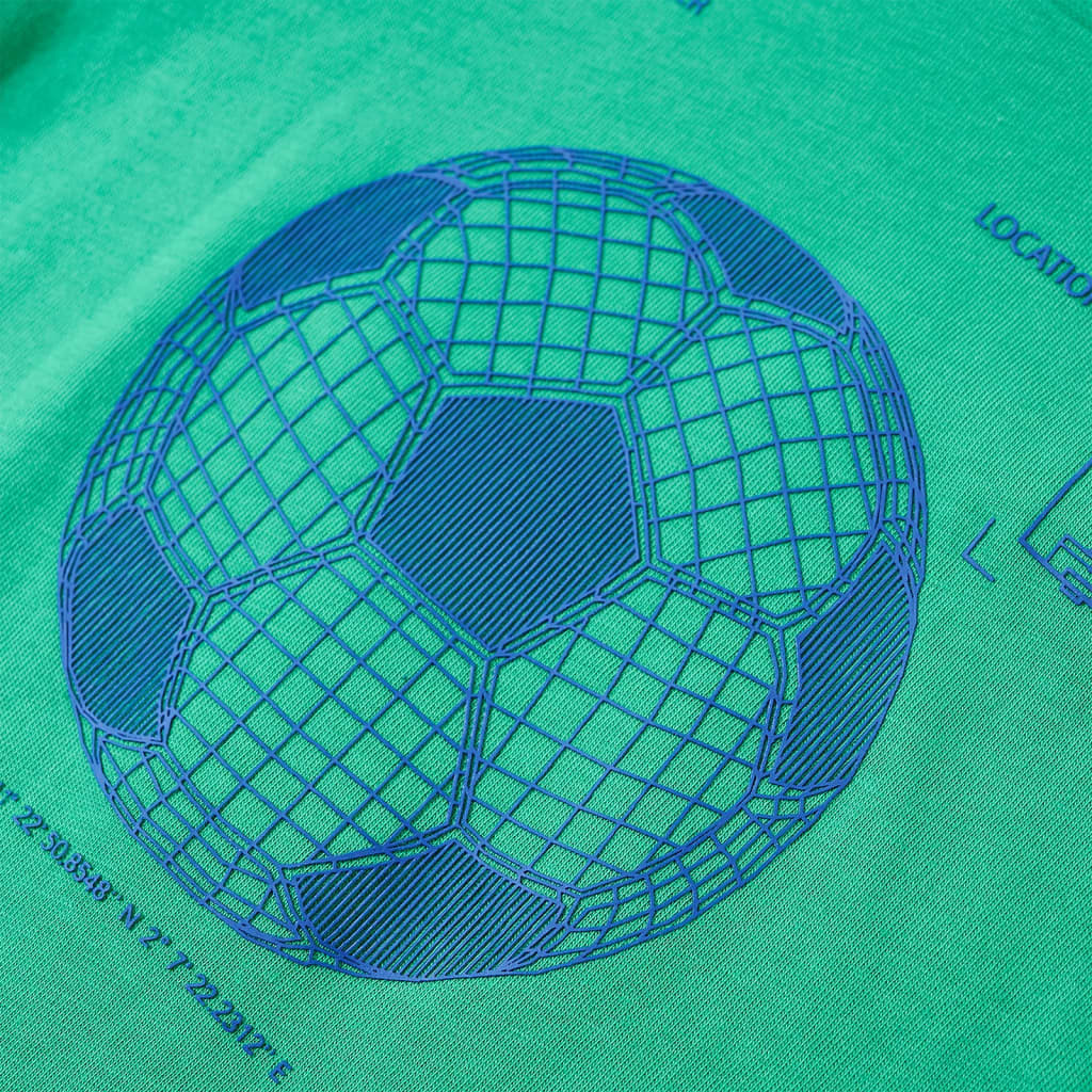 T-shirt de criança verde 140