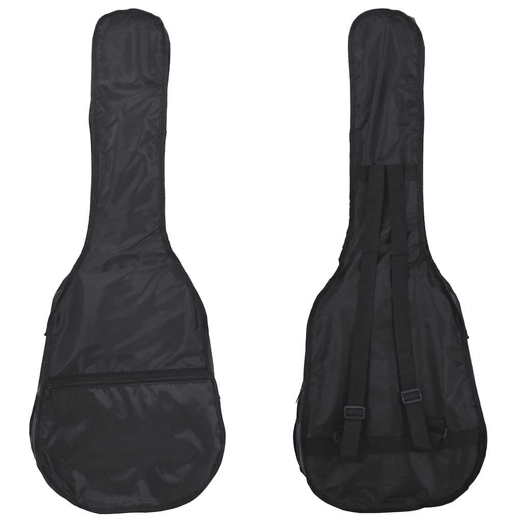 8 Pcs conjunto guitarra clássica iniciantes 1/2 34" azul