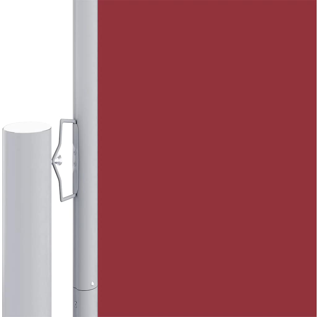 Toldo lateral retrátil 200x1200 cm vermelho