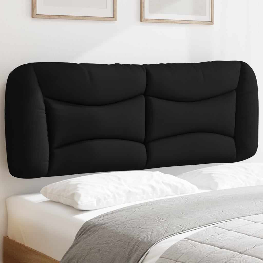 Almofadão de cabeceira hvar 120 cm tecido preto