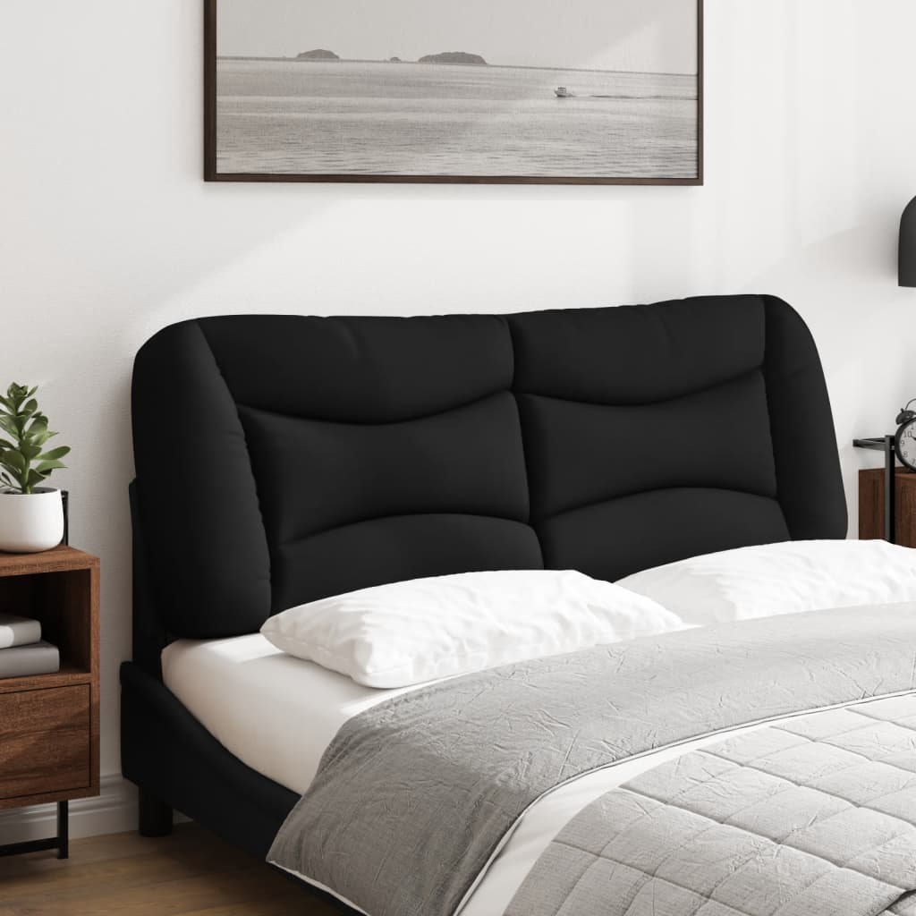 Almofadão de cabeceira hvar 120 cm tecido preto