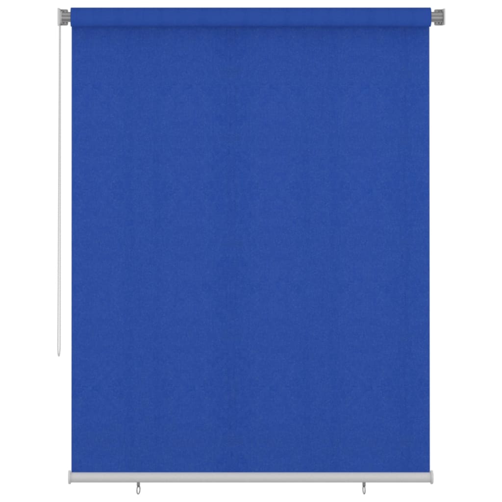 Estore de rolo para exterior 185 (l) x 230 (a) cm azul HDPE