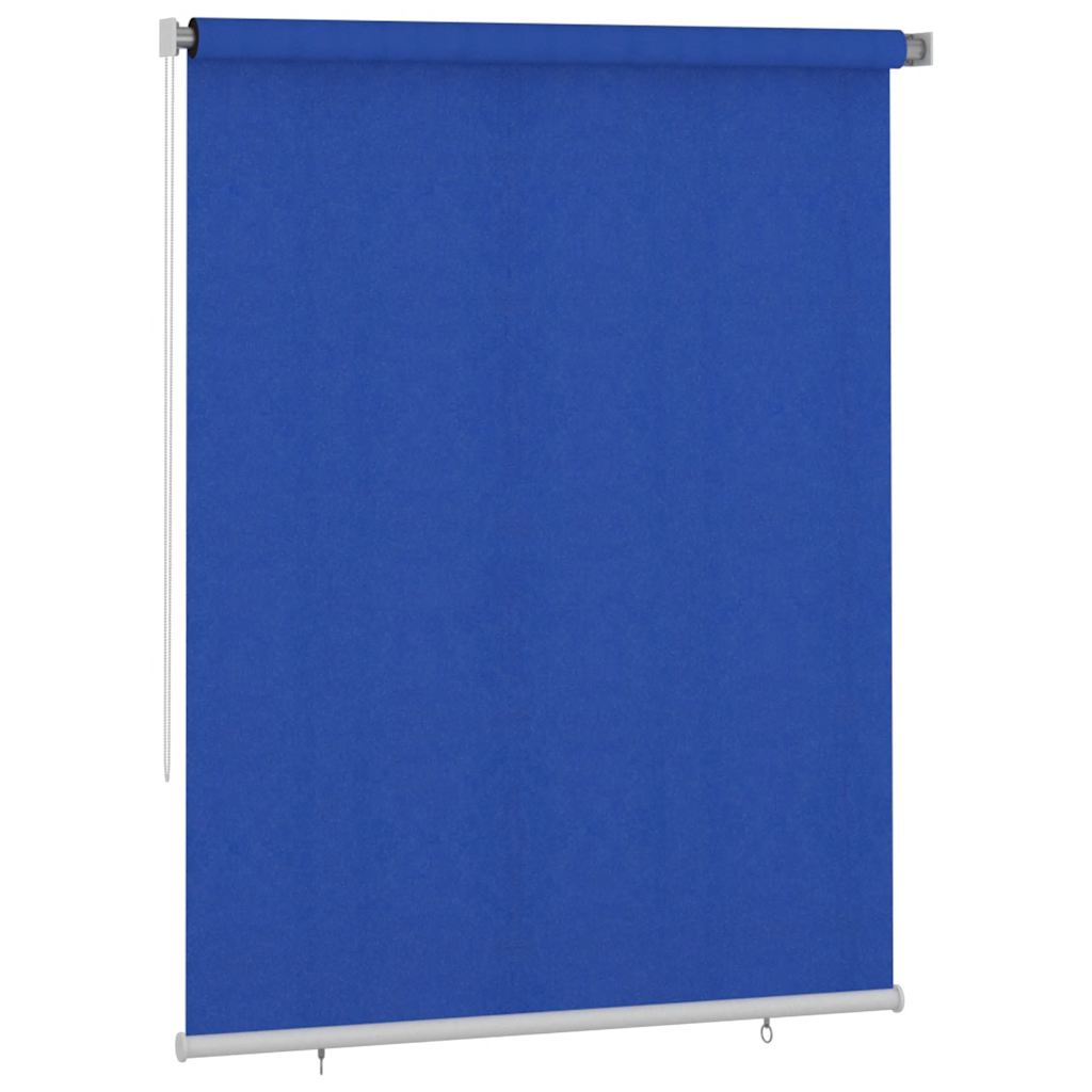 Estore de rolo para exterior 185 (l) x 230 (a) cm azul HDPE