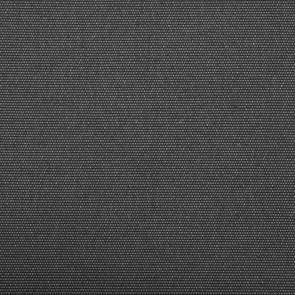 Toldo retrátil antracite 350 x 200 cm tecido