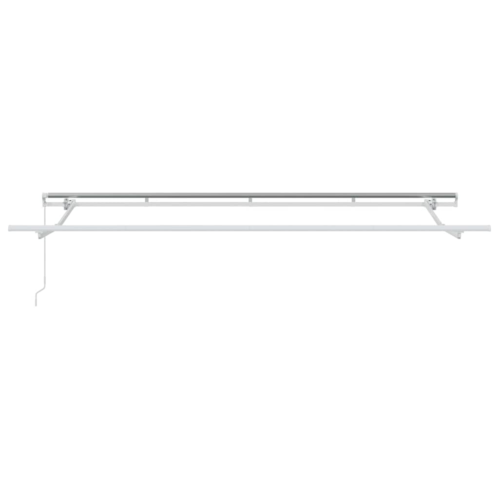 Toldo retrátil antracite 350 x 200 cm tecido