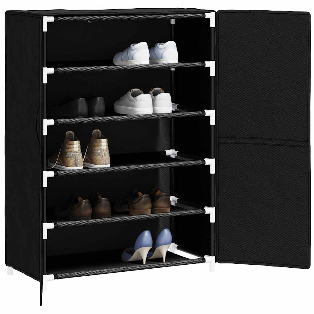 Sapateira 60x28x90 cm tecido preto