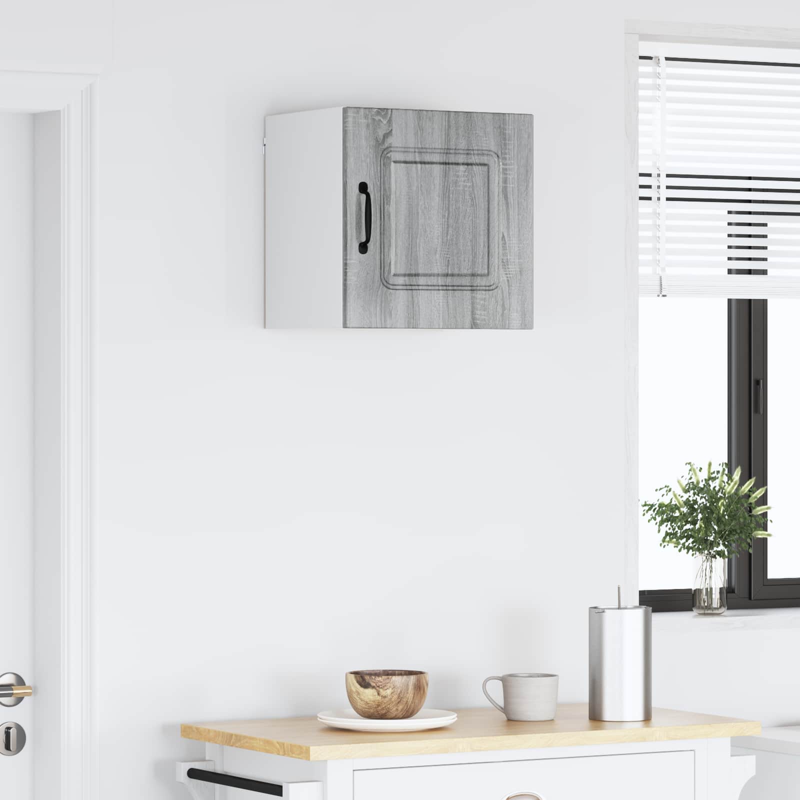 Painel de lava-louça kalmar cinza sonoma 40 x 31 x 40 cm