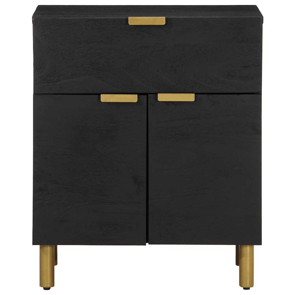 Mesa de cabeceira 50x33x60 cm derivados de madeira preto