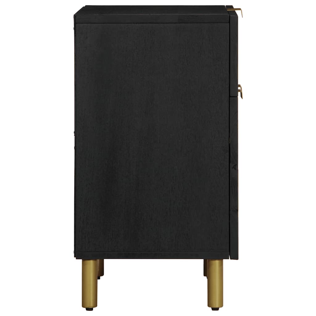 Mesa de cabeceira 50x33x60 cm derivados de madeira preto