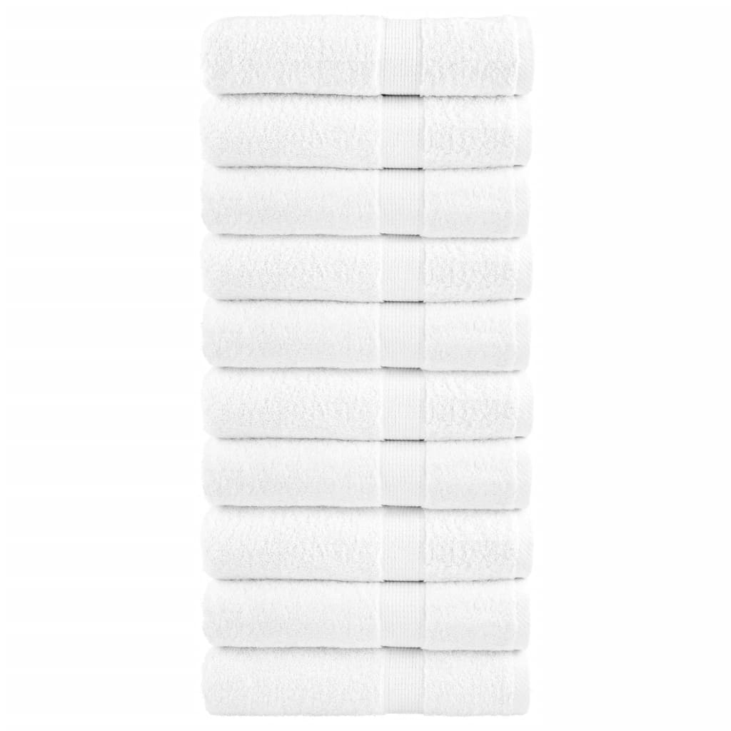 Toalhas de banho premium solund 10pcs 100x150cm 600 gsm branco