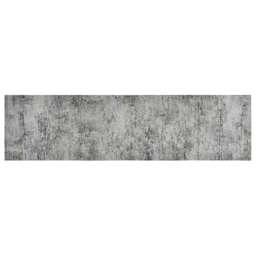 Tapete de cozinha lavável 45x150 cm veludo padrão betão