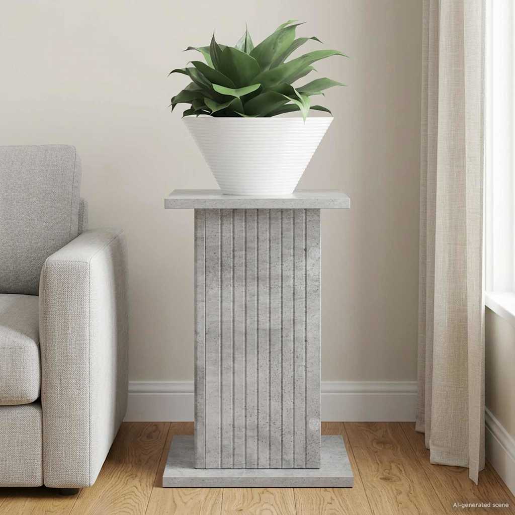 Suporte para plantas cinzento cimento 30,5 x 30 x 43 cm