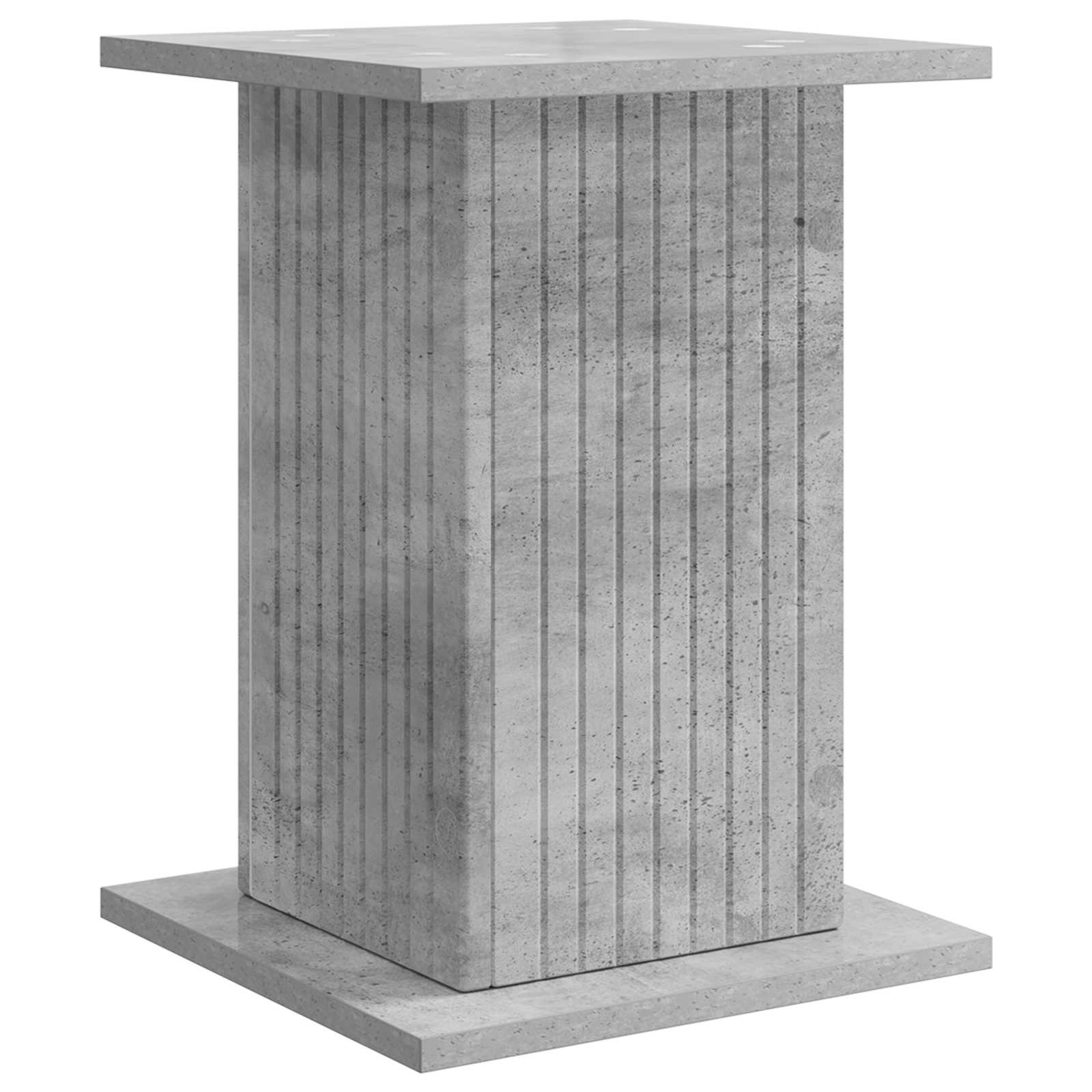 Suporte para plantas cinzento cimento 30,5 x 30 x 43 cm