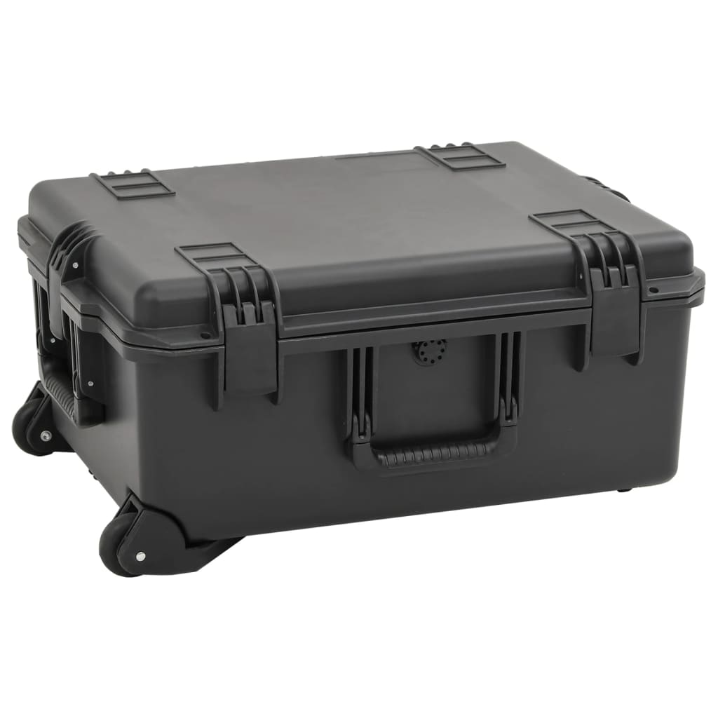 Mala de viagem portátil 62,5x50x28,5 cm PP preto