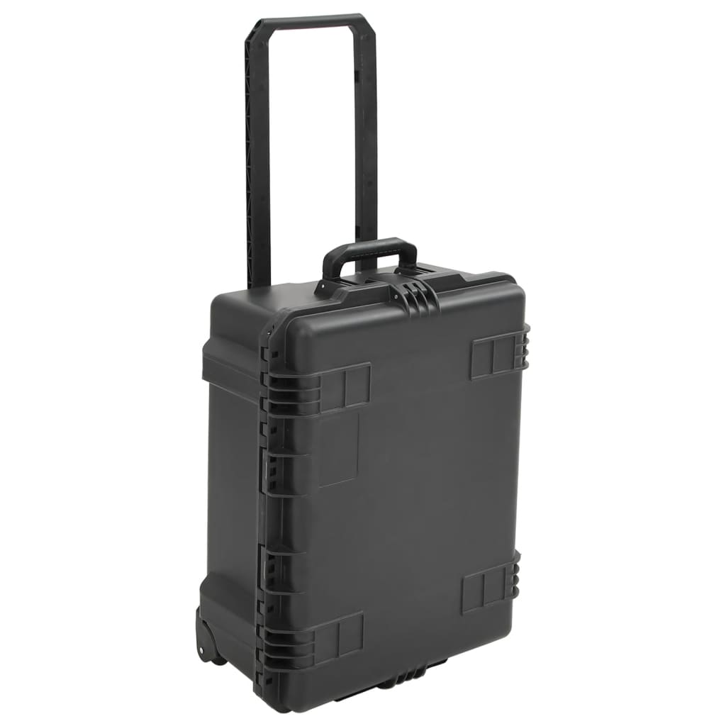 Mala de viagem portátil 62,5x50x28,5 cm PP preto