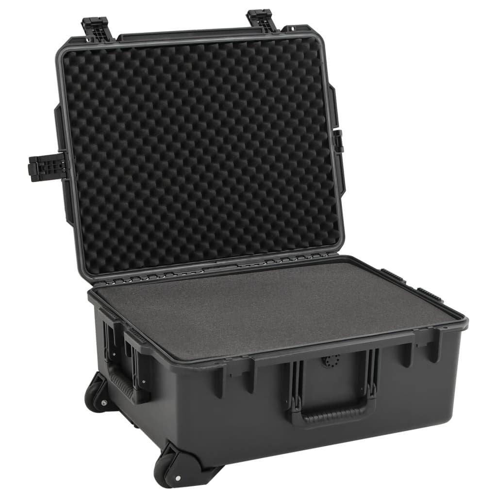 Mala de viagem portátil 62,5x50x28,5 cm PP preto