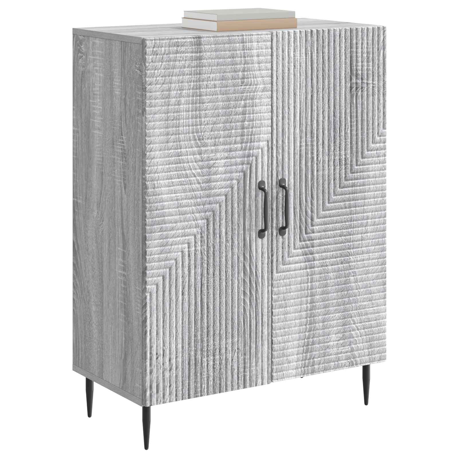 Buffet sonoma cinzento 66 x 34,5 x 89,5 cm derivados de madeira