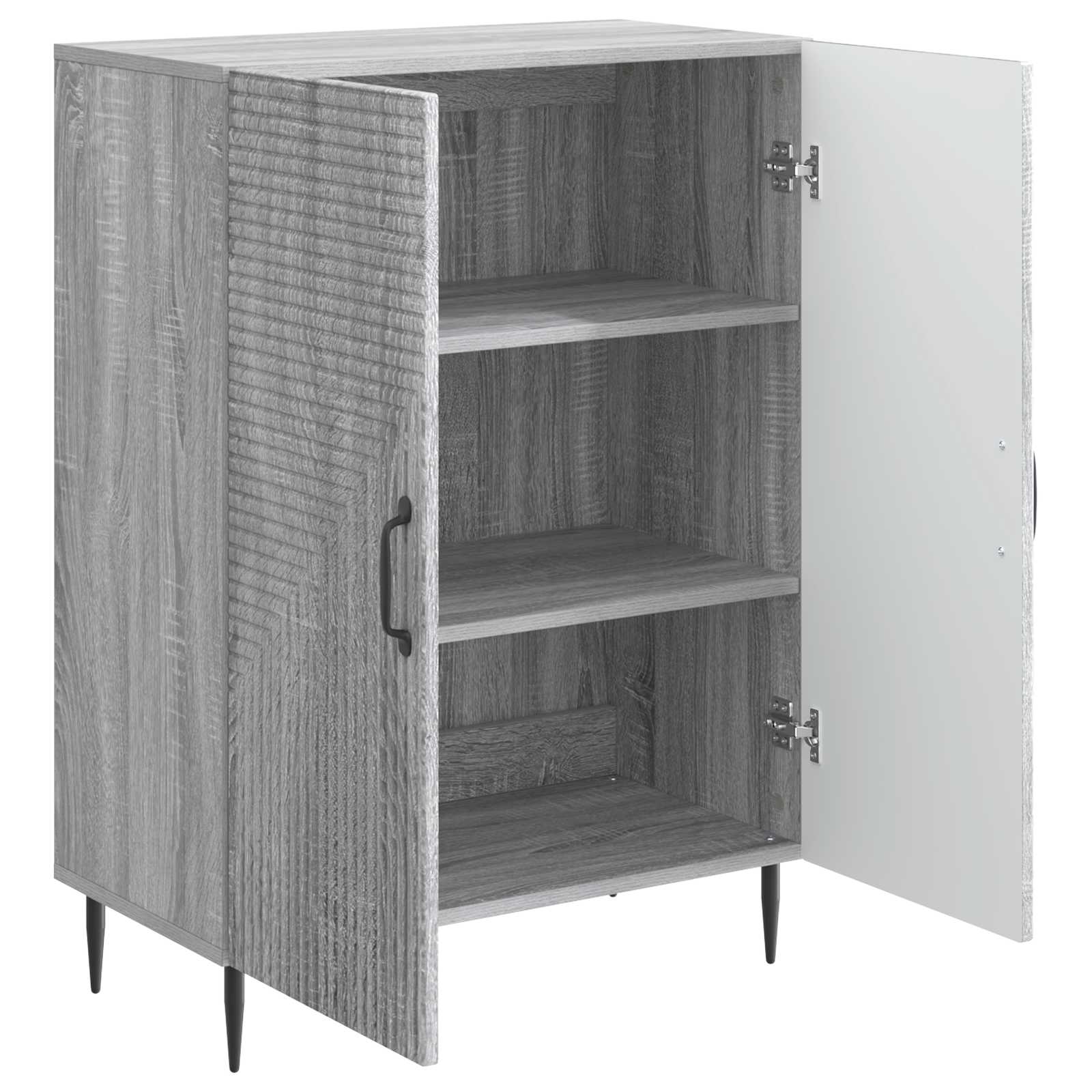 Buffet sonoma cinzento 66 x 34,5 x 89,5 cm derivados de madeira