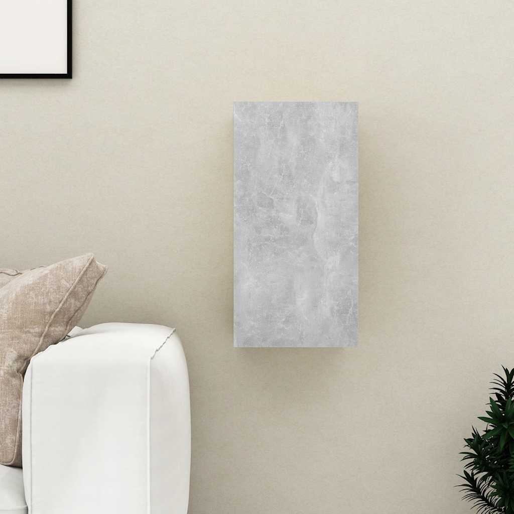 Móvel de TV 30,5x30x60 cm derivados de madeira cinzento cimento