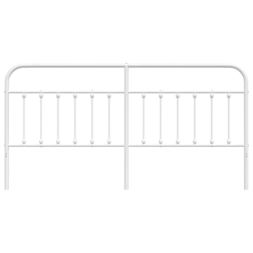 Cabeceira de substituição 200 cm metal branco