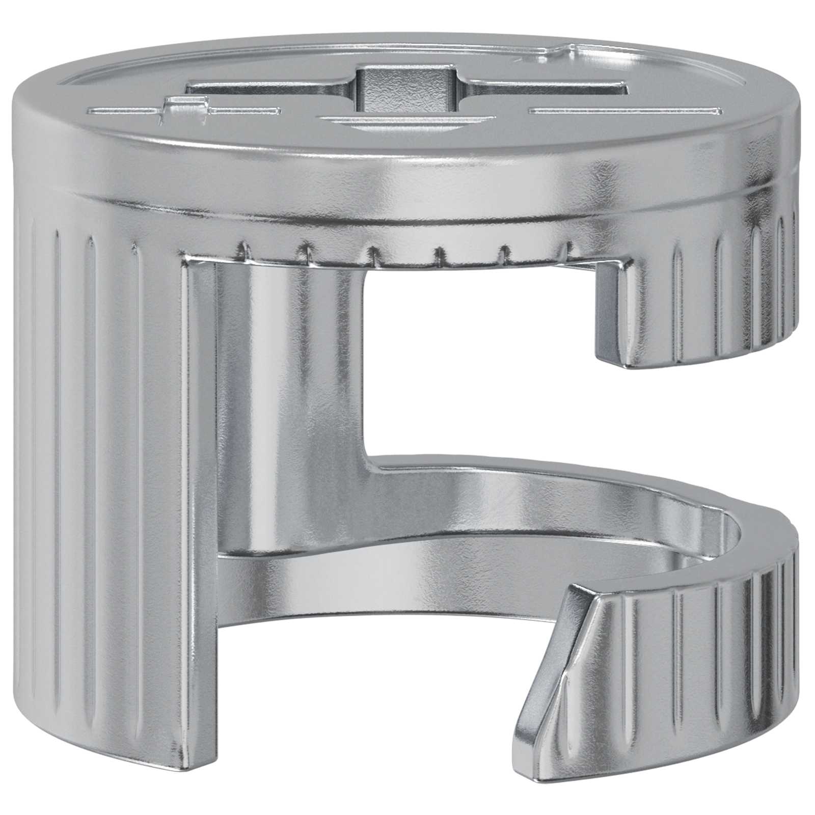 Porcas de fecho cam 2 unid. prateado 15 x 11,5 mm metal