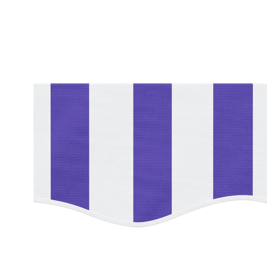 Tecido de substituição para sanefa de toldo 450 cm riscas azul/branco