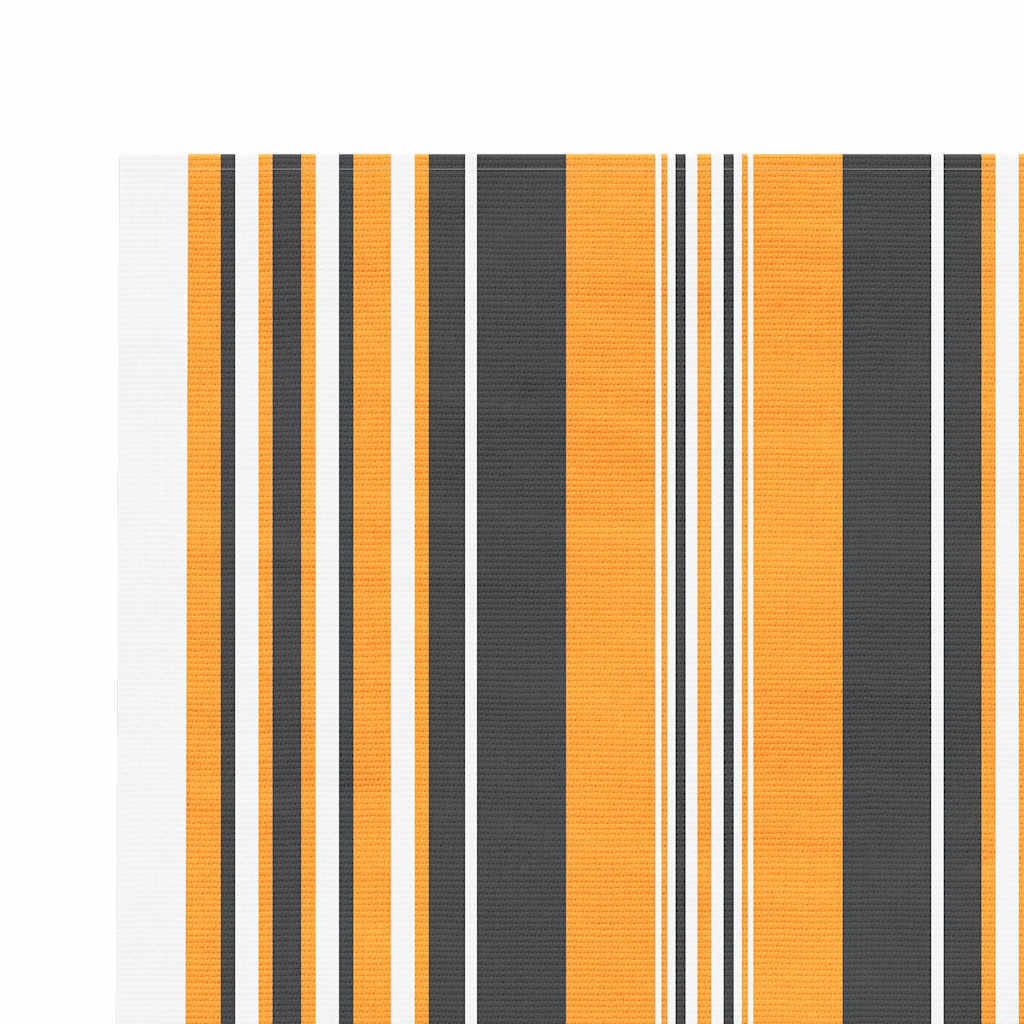 Tecido de substituição para toldo laranja e preto 600x350 cm poliéster