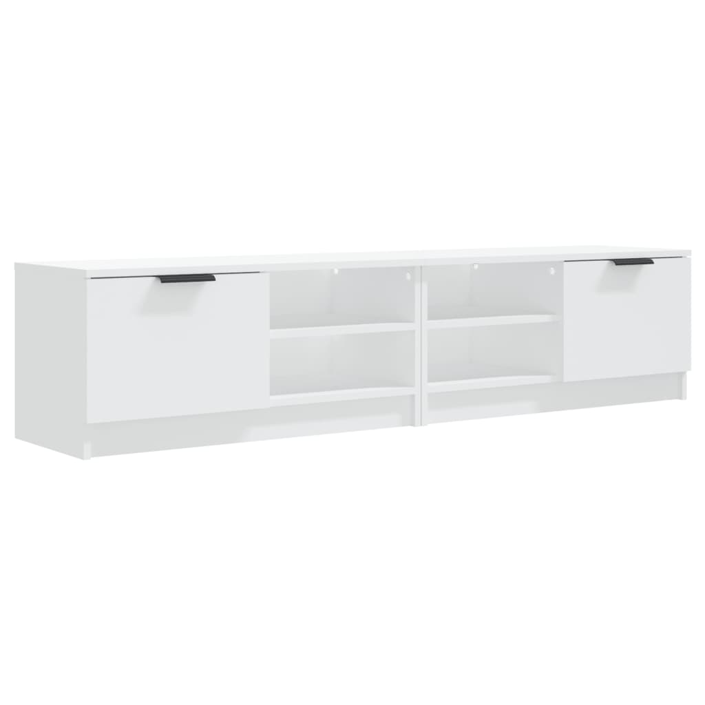 Móveis para TV 2 pcs 80x35x36,5 cm madeira processada branco