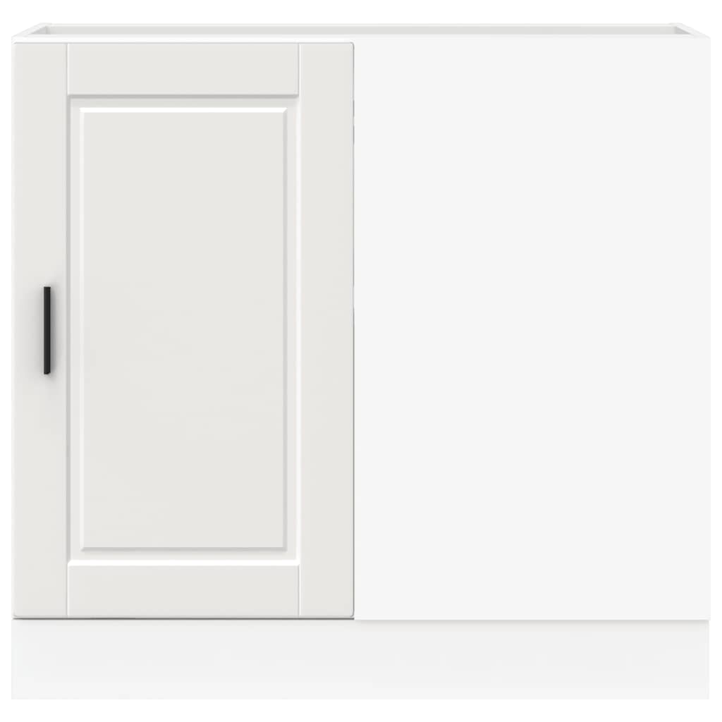 Armário base de cozinha porto derivados de madeira branco