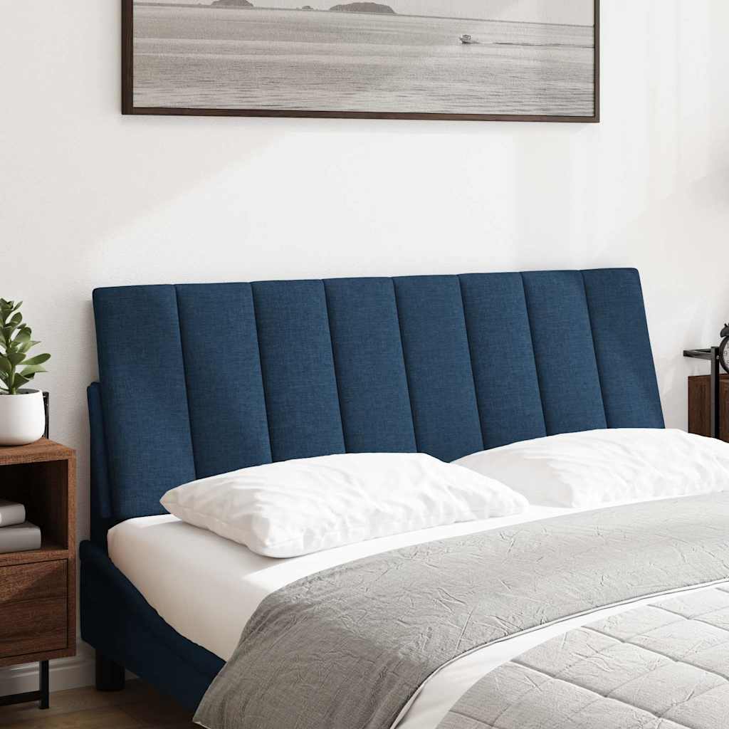 Almofadão de cabeceira hanko 140 cm tecido azul